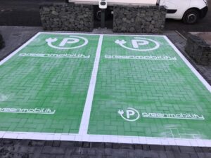 bodenmarkierung e-ladestation